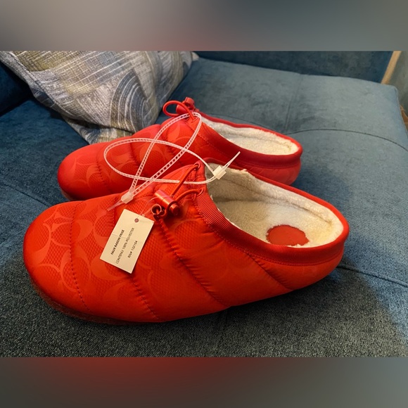 Rachelle Monogram Quilted Nylon Slippers - Picture 5 of 10